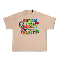 Burro autism is not a disability its a different ability Urban Heavy Tee - Zillion Design Studio
