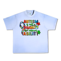 Grape Ice autism is not a disability its a different ability Urban Heavy Tee - Zillion Design Studio