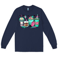 Navy dentist coffee cups Long Sleeve Tee - Zillion Design Studio