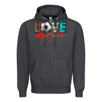 Smoke love soccer Zipper Hoodie - HRA Design Shop