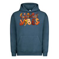 Pigment Midnight Navy basketball vibes Urban Hoodie - MaliasSmallBusiness