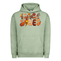 Pigment Oil Green basketball vibes Urban Hoodie - MaliasSmallBusiness