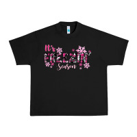 Black It's Freezin Season Pink Christmas Urban Heavy Tee - RanaPortraitStore