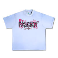 Grape Ice It's Freezin Season Pink Christmas Urban Heavy Tee - RanaPortraitStore