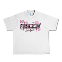 Lunar Rock It's Freezin Season Pink Christmas Urban Heavy Tee - RanaPortraitStore
