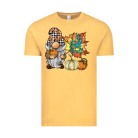 Vintage Mustard it's fall y'all gnome Vintage Tee - BarkalooDesign