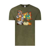 Vintage Olive it's fall y'all gnome Vintage Tee - BarkalooDesign