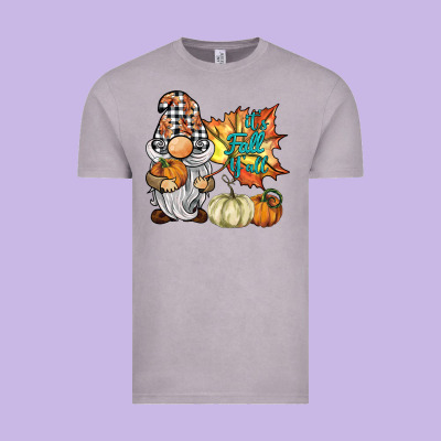 It's Fall Y'all Gnome Vintage Tee Designed By Barkaloodesign