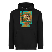 Black dead tired fueled by coffee 12 oz can cooler (regular) Heavyweight Hoodie - Artiststas