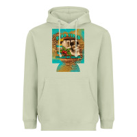 Matcha dead tired fueled by coffee 12 oz can cooler (regular) Heavyweight Hoodie - Artiststas