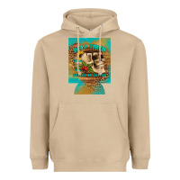 Mushroom dead tired fueled by coffee 12 oz can cooler (regular) Heavyweight Hoodie - Artiststas