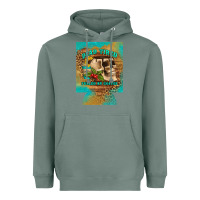 Sage dead tired fueled by coffee 12 oz can cooler (regular) Heavyweight Hoodie - Artiststas