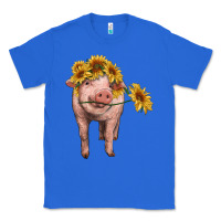 True Royal pig with sunflowers Classic Tee - RanaPortraitStore