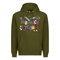 Army Green pharmacy tech Premium Hoodie - MaliasSmallBusiness