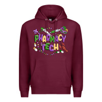 Burgundy pharmacy tech Premium Hoodie - MaliasSmallBusiness