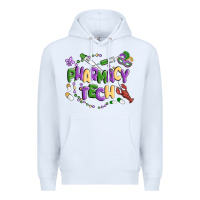 White pharmacy tech Premium Hoodie - MaliasSmallBusiness
