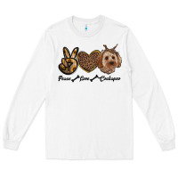 White peace love cockapoo Long Sleeve Tee - RanaPortraitStore