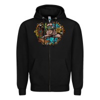 Black western design Zipper Hoodie - SublimationCraftShop