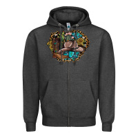 Charcoal Heather western design Zipper Hoodie - SublimationCraftShop