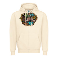 Sandshell western design Zipper Hoodie - SublimationCraftShop