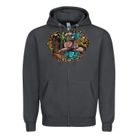 Smoke western design Zipper Hoodie - SublimationCraftShop