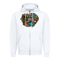 White western design Zipper Hoodie - SublimationCraftShop