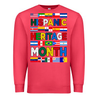 Cardinal hispanic haritage month flags Premium Sweatshirt - BundleAndBundleShop