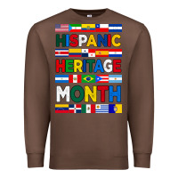 Chestnut hispanic haritage month flags Premium Sweatshirt - BundleAndBundleShop