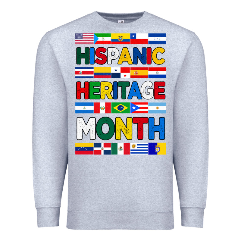 Hispanic Haritage Month Flags Premium Sweatshirt by BundleAndBundleShop | Teevron