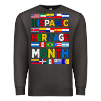 Smoke hispanic haritage month flags Premium Sweatshirt - BundleAndBundleShop