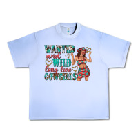 Grape Ice wanted and wild long live cowgirls Urban Heavy Tee - texasbilliewilder