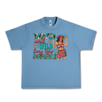 Pebble Blue wanted and wild long live cowgirls Urban Heavy Tee - texasbilliewilder