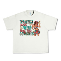 Pistachio wanted and wild long live cowgirls Urban Heavy Tee - texasbilliewilder