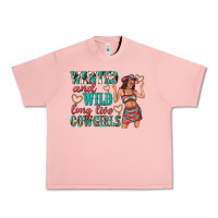 Salmon wanted and wild long live cowgirls Urban Heavy Tee - texasbilliewilder