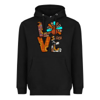 Black turkey love Heavyweight Hoodie - JahusDesignShop
