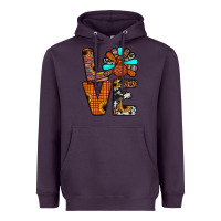 Plum turkey love Heavyweight Hoodie - JahusDesignShop