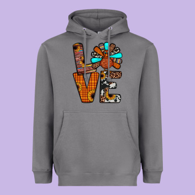Turkey Love Heavyweight Hoodie Designed By Jahusdesignshop