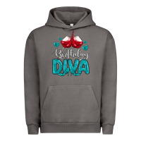 Pigment Tornado birthday diva turquoise Urban Hoodie - MaliasSmallBusiness