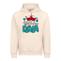 Sandshell birthday diva turquoise Urban Hoodie - MaliasSmallBusiness