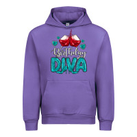 Tulip birthday diva turquoise Urban Hoodie - MaliasSmallBusiness