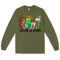 Army Green cinco de mayo coffee cups Long Sleeve Tee - Zillion Design Studio