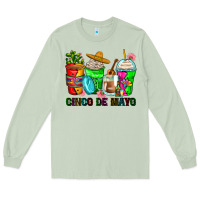 Matcha cinco de mayo coffee cups Long Sleeve Tee - Zillion Design Studio