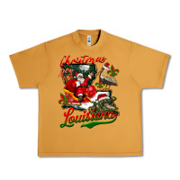 Peanut Butter louisiana christmas with  afro santa Urban Heavy Tee - BarkalooDesign