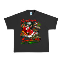 Pigment Black louisiana christmas with  afro santa Urban Heavy Tee - BarkalooDesign