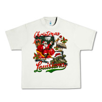Pistachio louisiana christmas with  afro santa Urban Heavy Tee - BarkalooDesign