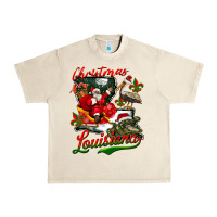 Sandshell louisiana christmas with  afro santa Urban Heavy Tee - BarkalooDesign