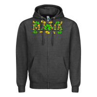 Charcoal Heather St. Patricks Day mama Zipper Hoodie - Neo Western