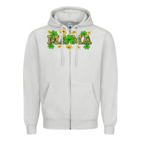 Dove Grey St. Patricks Day mama Zipper Hoodie - Neo Western