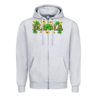 Heather Grey St. Patricks Day mama Zipper Hoodie - Neo Western