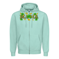 Seafoam St. Patricks Day mama Zipper Hoodie - Neo Western